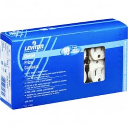 Gorgeousglow Receptacle 15A125V 10Pk Iv M25-05320-IMP - Ivory GO3677174